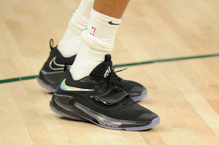 Nike Zoom Freak 3 worn by Giannis Antetokounmpo.